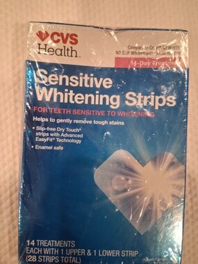 CVS Health Sensitive Whitening Strips - Blue